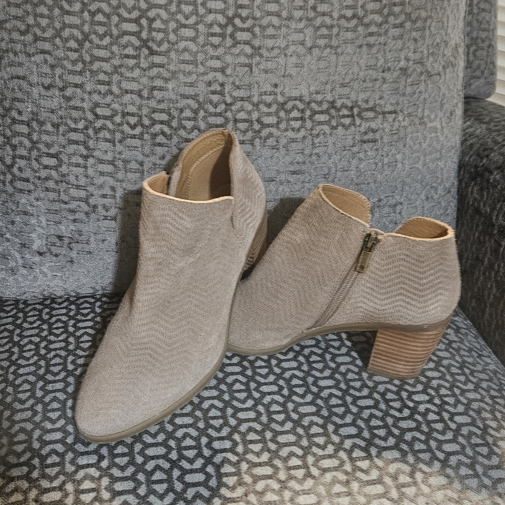 Lucky Brand Tan Ankle Boots, Sz 8.5 - Boho, Versatile, Trendy